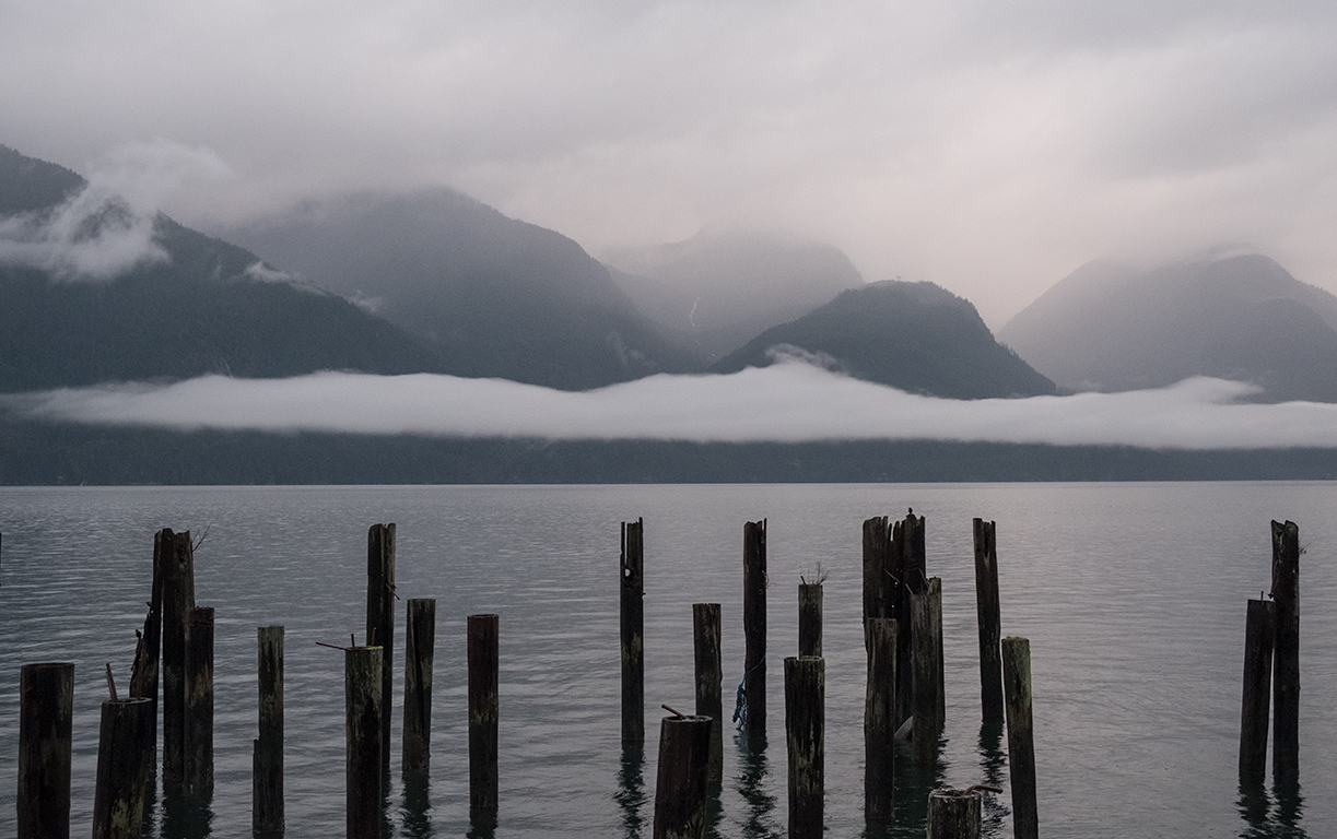Vibrant Greys, Britannia Beach, Howe Sound, Sea to Sky Highway, British Columbia, Canada