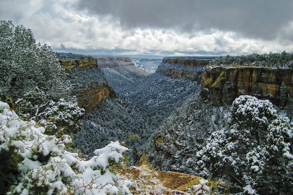 winter mesa, mesa verde national park, colorado, united states of america copy