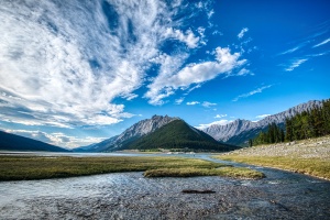 Valley Flow, Maligne Valley, Jasper National Park, Alberta, Canada