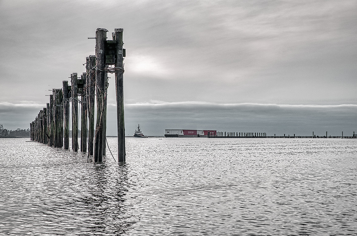 Seaspan & Tug, Steveston, Fraser River, British Columbia, Canada