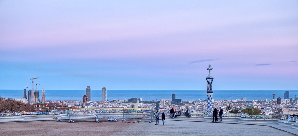 Gaudi on the Mediterranean, Park Güell, Barcelona, Catalonia, Spain