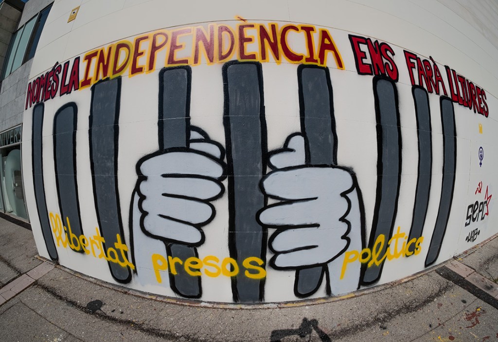 Catalunya Political Graffiti, Universitat Autònoma de Barcelona (UAB), Cerdanyola de Valles, Catalunya (Catalonia), Spain II