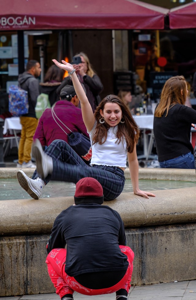 Moments in a Moment, Placa Reial, Barcelona, Catalonia, Spain