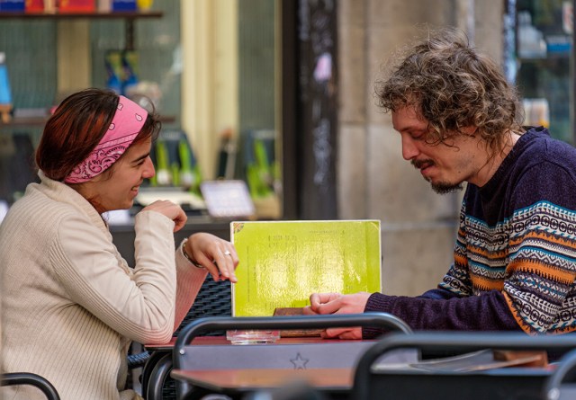 Vulnerability, Escas Tapas, Plaça del Bonsuccés, Barcelona, Catalonia, Spain