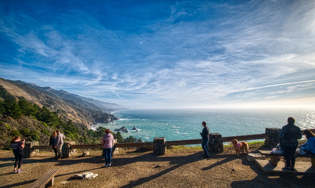 Viewpoint, Pacific Coast Highway, Southern California, United States of America