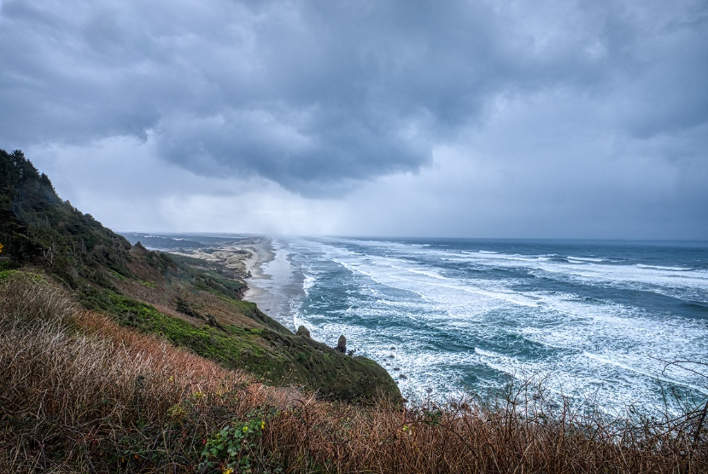 Storm Driven, Heceta Beach, Oregon Coast Highway, Oregon, United States of America