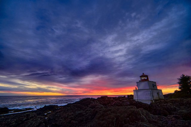 Molten Horizon, Amphitrite Lighthouse, Wild Pacific Trail, Ucluelet, British Columbia, Canada