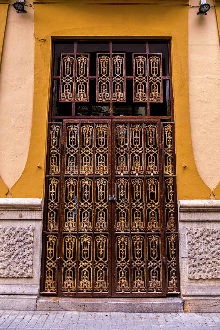 Unopened, Doorway, Valencia, Catalonia, Spain
