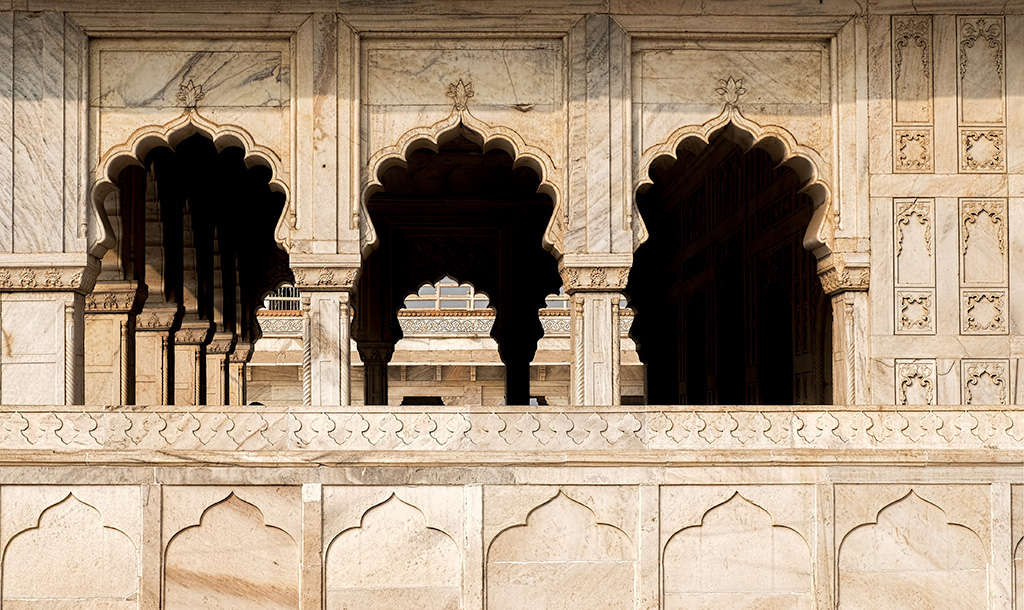 A Study of Line, Diwan-i-Am, Hall of Audience, Agra Fort, Agra, Uttar Pradesh, India