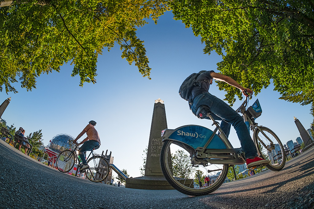 Afternoon Ride, Creekside Park, Vancouver, British Columbia, Canada