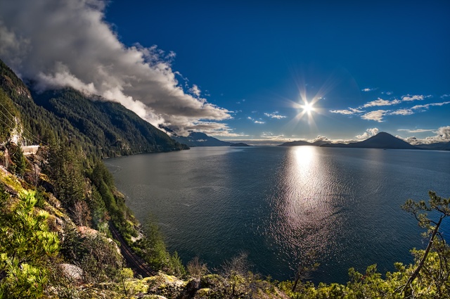 Nearby Star, Howe Sound, Sea to Sky Highway, Near Lions Bay, British Columbia, Canada