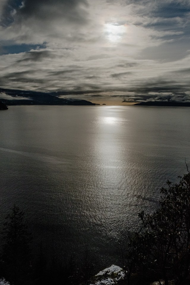 Diminished Light, Howe Sound, Sea to Sky Highway, British Columbia, Canada copy