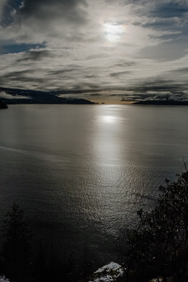 Diminished Light, Howe Sound, Sea to Sky Highway, British Columbia, Canada copy