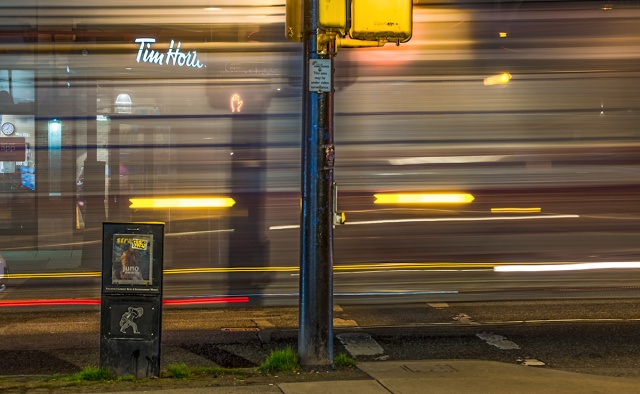 The Bus, Denman & Nelson, Vancouver, British Columbia, Canada