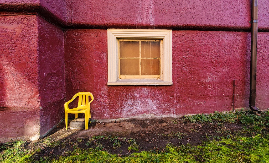 Yellow Chair, Vancouver, British Columbia, Canada