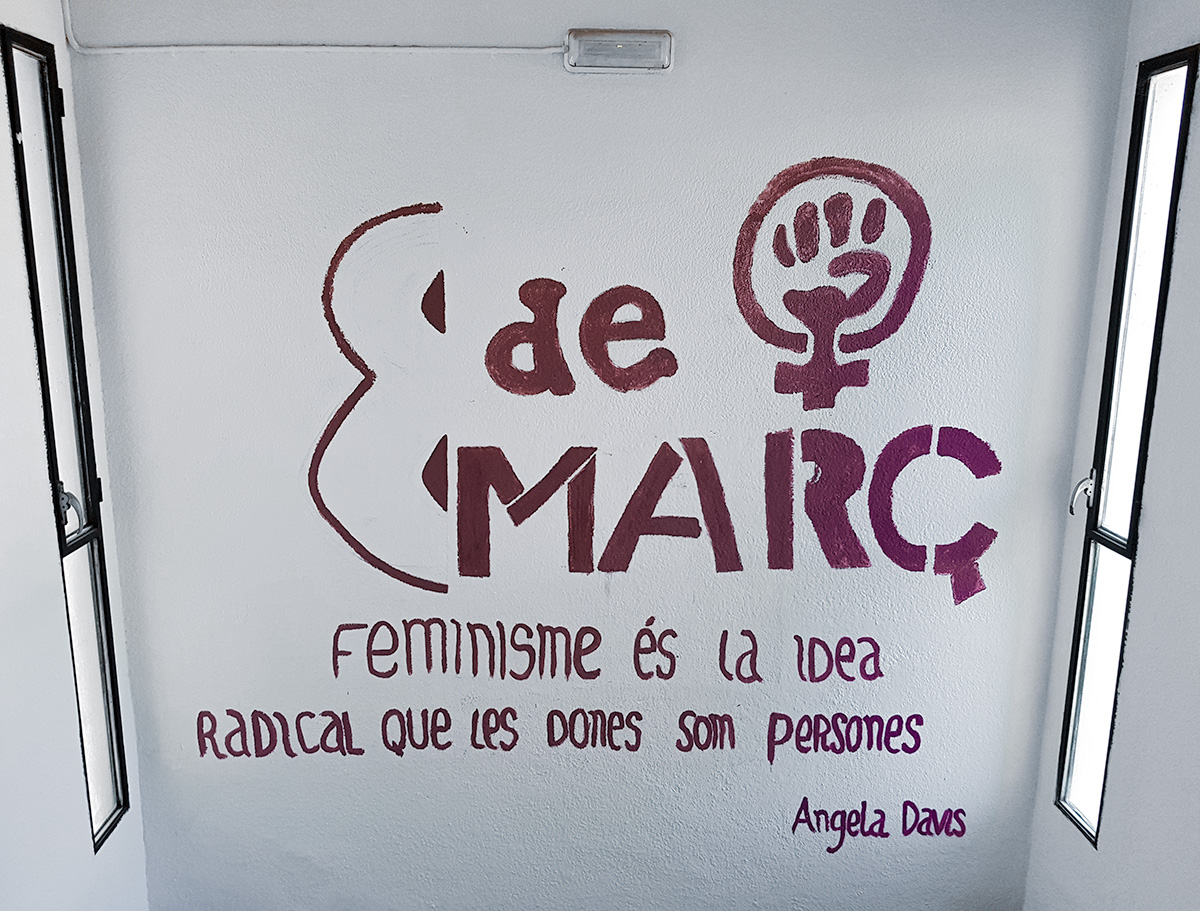 8th of March, Barcelona, Spain, Feminist Demonstration Poster