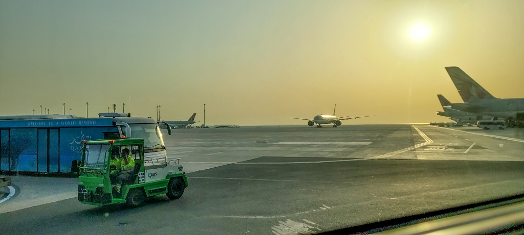 Doha Dust Storm, Hamad International Airport, Doha, Qatar