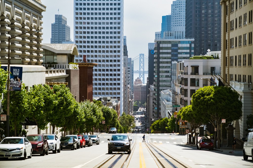 Fabled Streets, California & Powell, San Francisco, California, United States of America