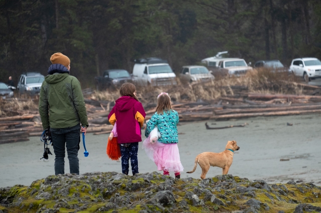 Princesses, Puppy Dogs and Ragdolls, Long Beach, Pacific Rim National Park, British Columbia, Canada
