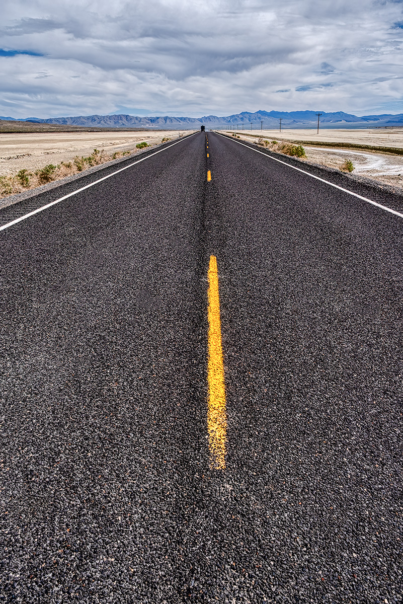 A Journey of a Thousand Miles, State Highway 50, Loneliest Road in America, Salt Wells, Nevada, USA