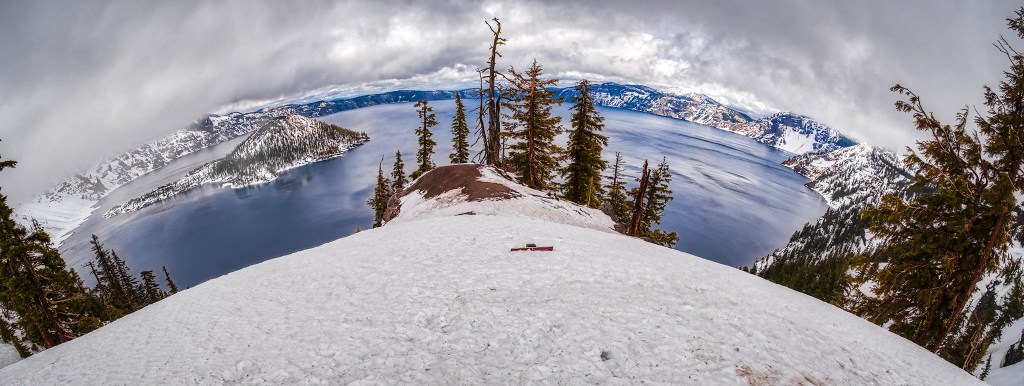 Sullen, Sullied Sky, Crater Lake National Park, Oregon, United States of America