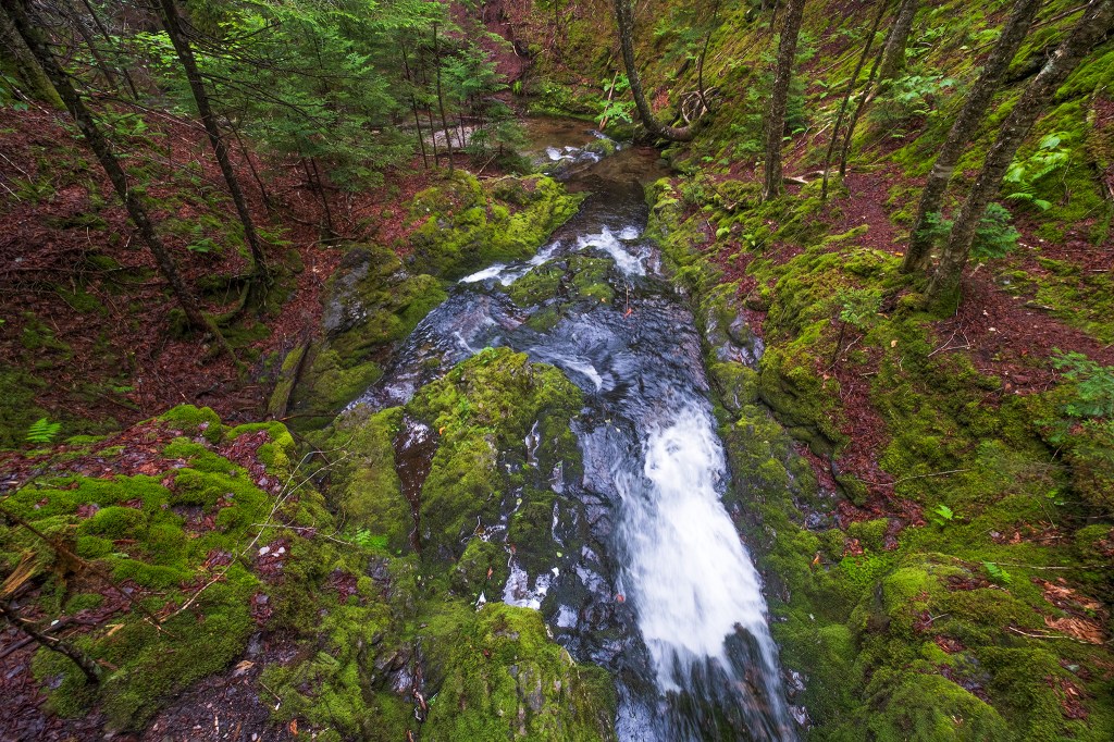 Falls Away, Hell's Kitchen, Dickson Falls Trail, Fundy National Park, New Brunswick, Canada