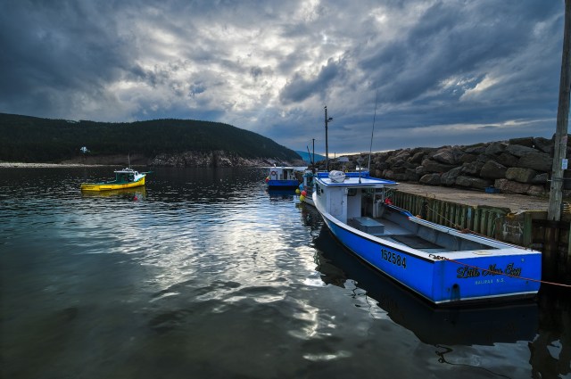 Saturated Primaries, North Victoria Six Ports Harbour Authority, White Point, Cape Breton, Nova Scotia, Canada