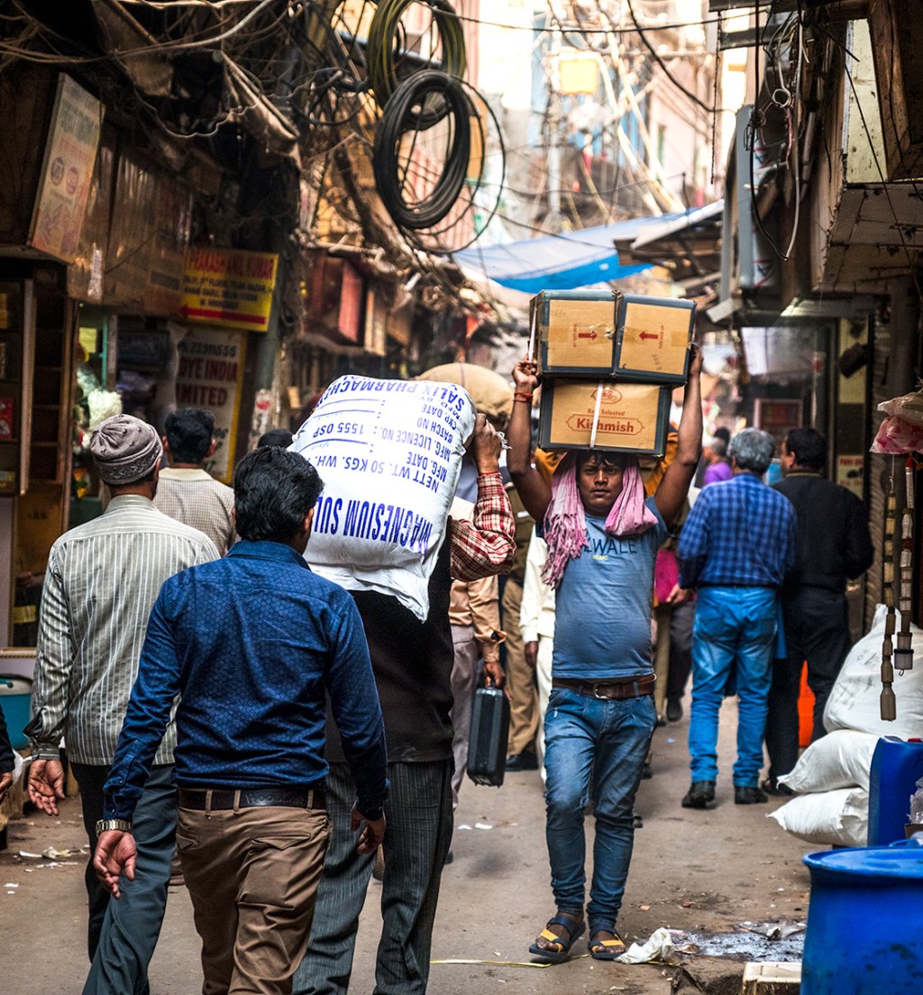 Burdens II, Chandni Chowk Market, New Delhi, India