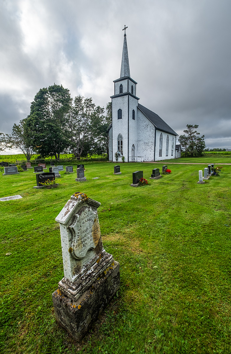 Heaven and Earth, St. Frances de Sales Roman Catholic Church, Little Pond, Prince Edward Island, Canada