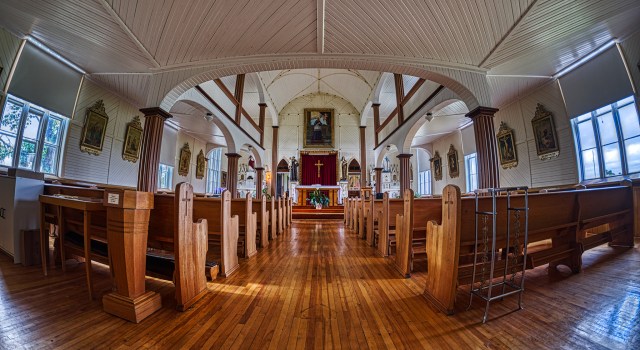 Sunday, St. Frances de Sales Roman Catholic Church, Little Pond, Prince Edward Island, Canada