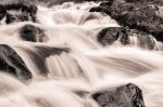Converging Flow, Cheakamus River, Sea to Sky Highway between Squamish and Whistler, British Columbia, Canada