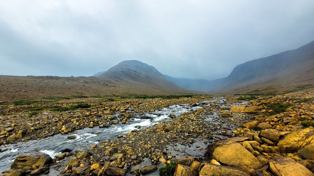 Mars-scape, Tablelands Hike, Gros Morne National Park, Newfoundland, Canada