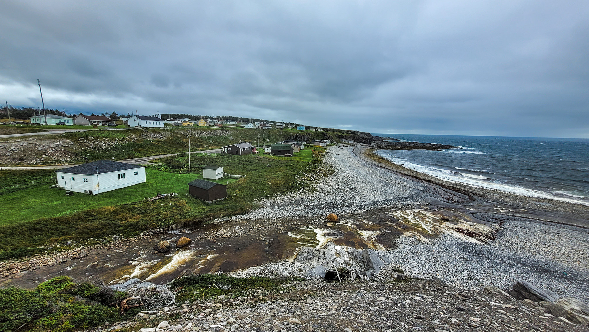 Overcast, Bellburns, Highway 430 - The Viking Trail, Newfoundland, Canada