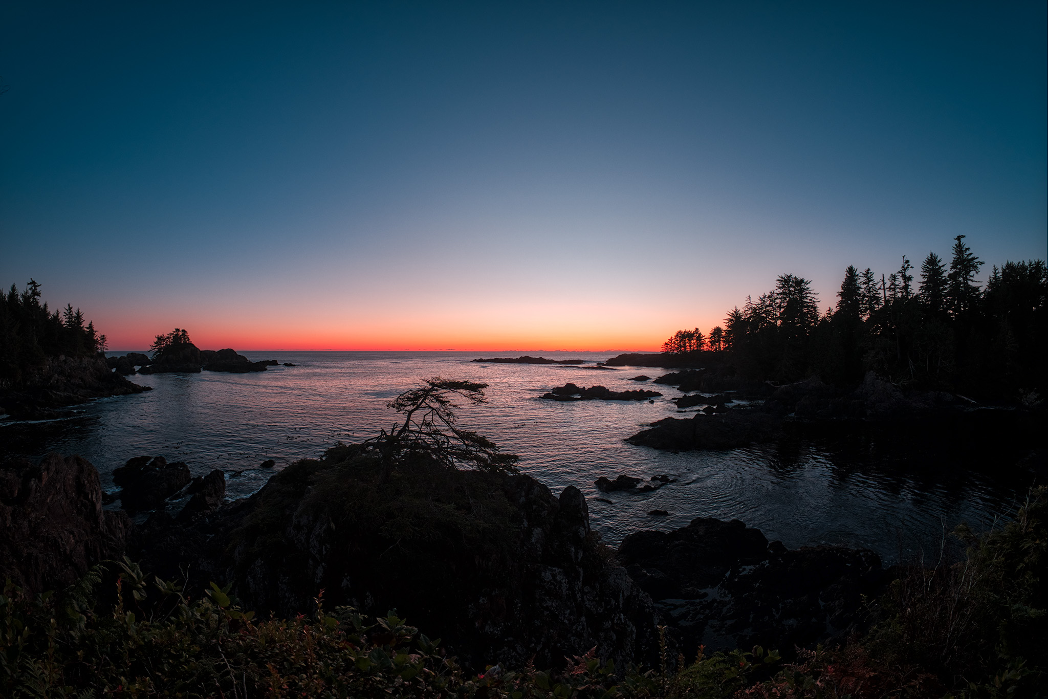 Peace, Amphitrite Point Sunset, Wild Pacific Trail, Ucluelet, Vancouver Island, British Columbia, Canada