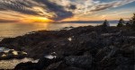 Calm Sea Meet Ragged Shore, Amphitrite Point Lighthouse, Wild Pacific Trail, Ucluelet, British Columbia, Canada
