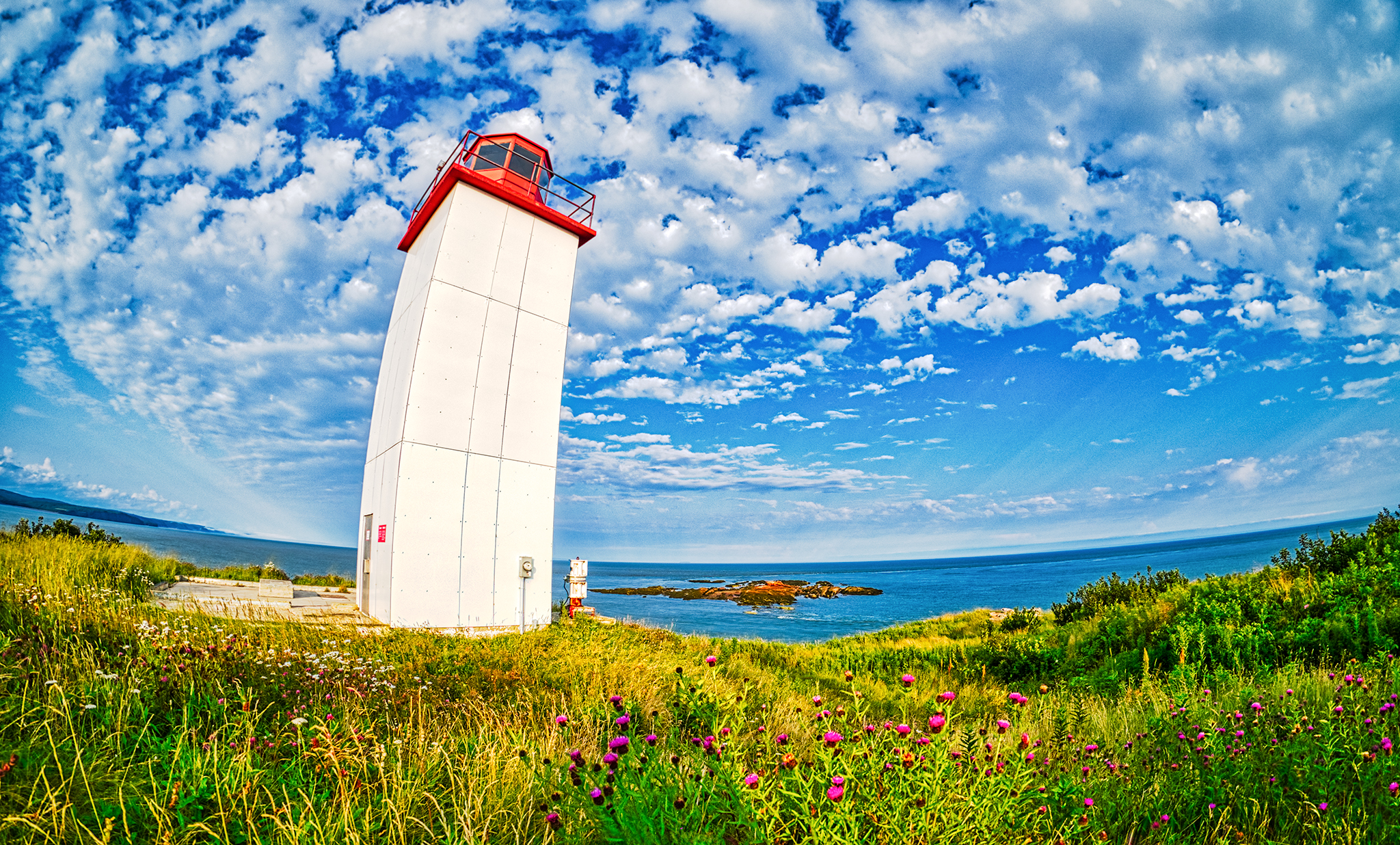 Reach ~ Quaco Head Lighthouse- UNESCO Fundy Biosphere Reserve, St. Martins, New Brunswick, Canada