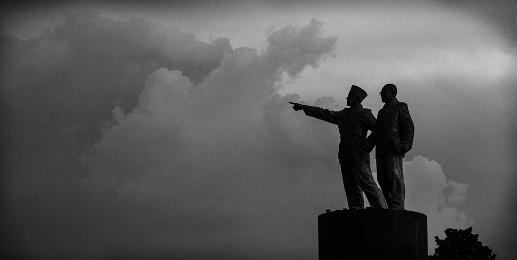Soekarno Hatta Statue, Jakarta airport, Java, Indonesia